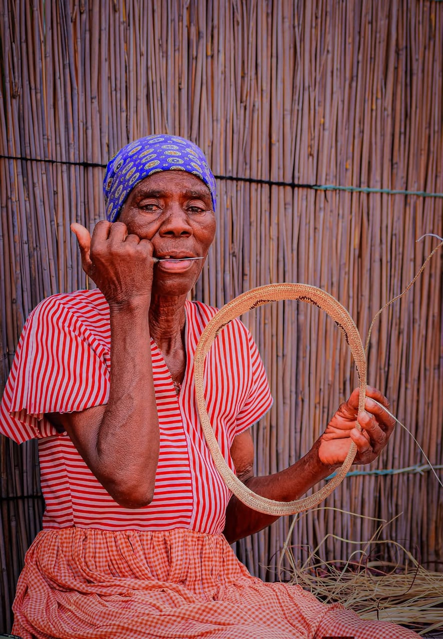 African basket weaving